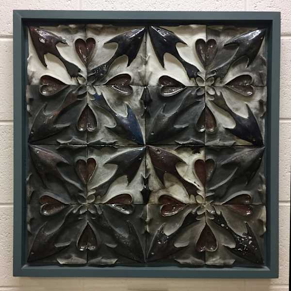 Fish Raku Wall Quilt by Erin Callies, Image 1.