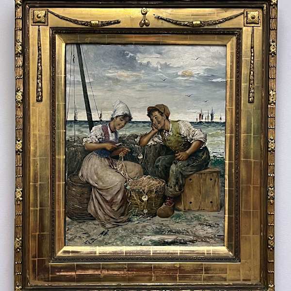 Fisher Boy and Girl by Frederick Reginald Donat, Image 1.