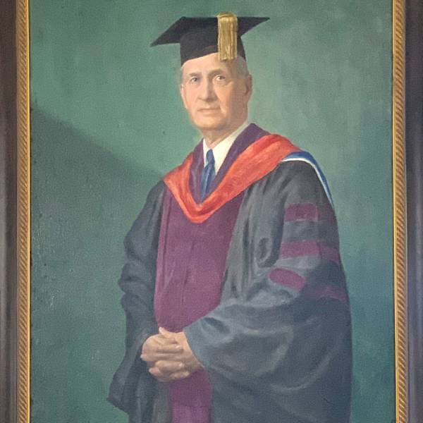 Silas Evans Portrait by William V. Schevill, Image 1.