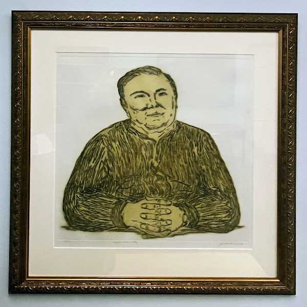 Professor William Woolley by Jon Fasanelli Cawelti, Image 1.