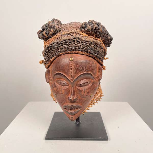 Chokwe Wood Mask by Chokwe culture, Image 1.