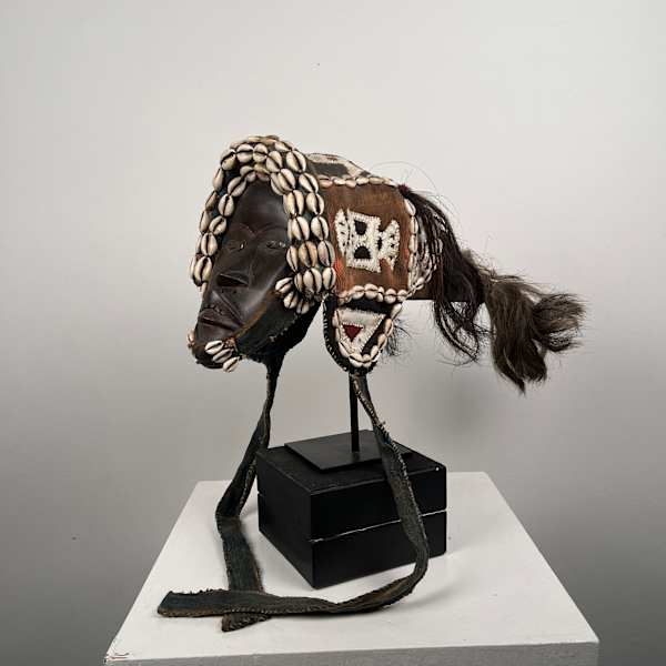Dan Mask with Headdress by Dan culture, Image 1.