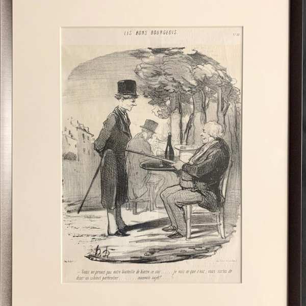 Les Bons Bourgeois by Honoré Daumier, Image 1.