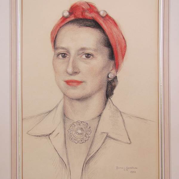 Portrait of a Pen Woman by Doris L. Goodhue, Image 1.