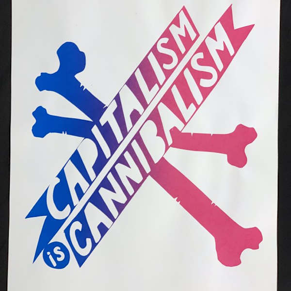 Capitalism is Cannibalism by Roger Peet, Image 1.