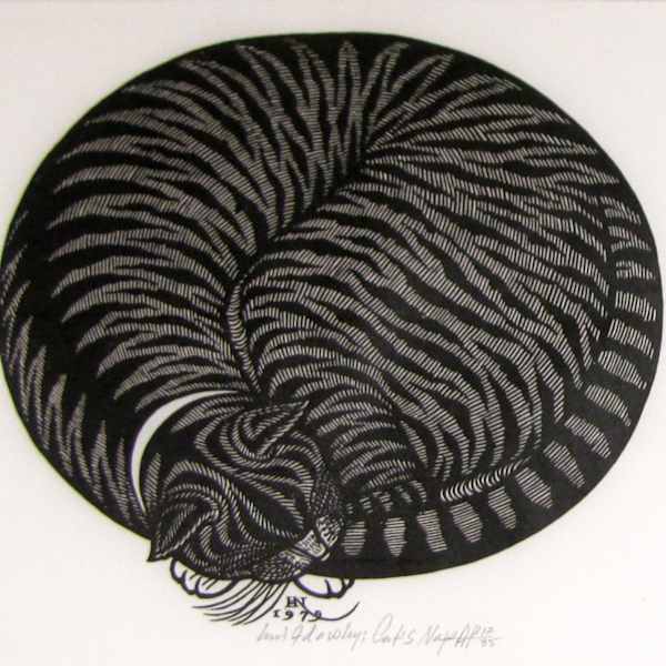 Cat's Nap AP 12/35 by Jacques Hnizdovsky, Image 1.
