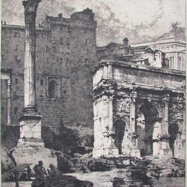 Scene in Italy by Luigi Kerming(?), Image 1.