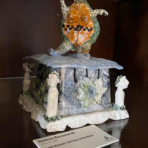 Turtle Woman: Soft Shoe in the Ruins by Darlene Wesenberg Rzezotarski, Image 1.