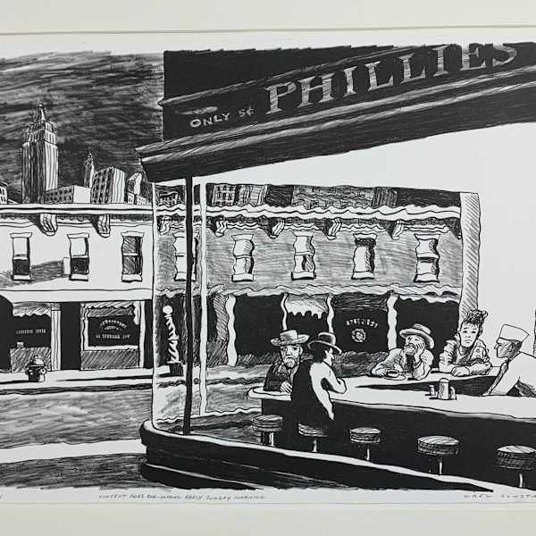 Vincent Goes Bar Hopping Early Sunday Morning by Greg Constantine, Image 1.