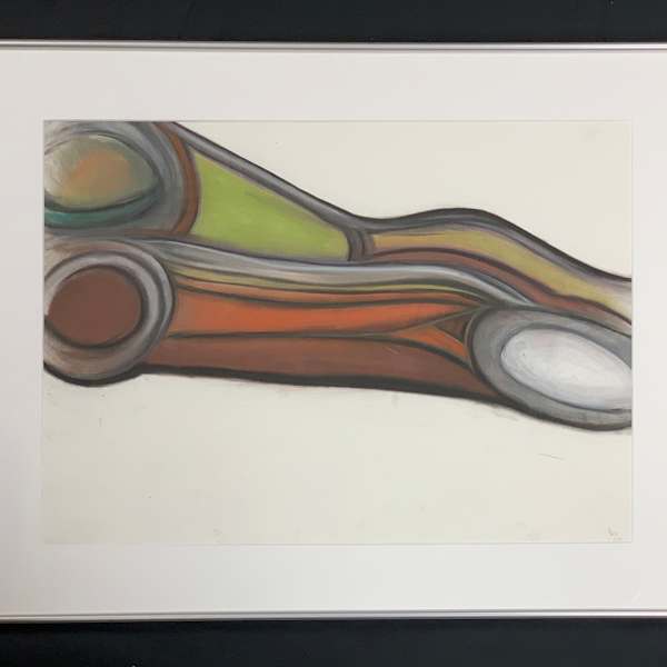 Pastel Drawing (Legs) by Alexandra Baldwin Dove, Image 1.