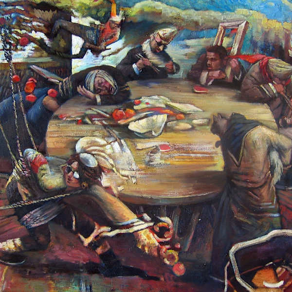 Oil on Canvas by Li Hu, Image 1.