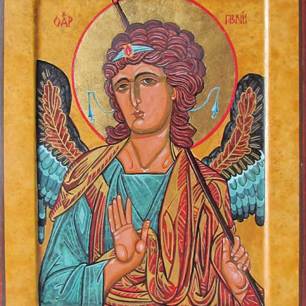 Icon: The Archangel Gabriel (copy) by Judith Pallett Kaestner, Image 1.
