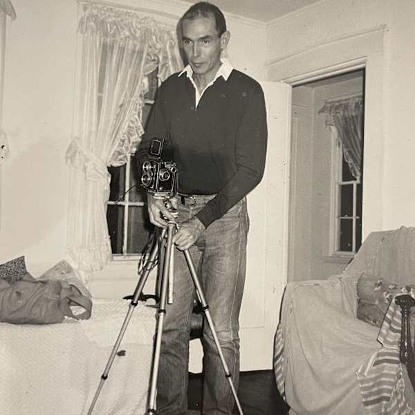 Peter Hujar With His Camera in Truro by Richard Morrison (donate to Archive) by Peter Hujar, Image 1.
