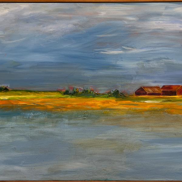 Cloudy Farmscape by Janet Montgomery, Image 1.