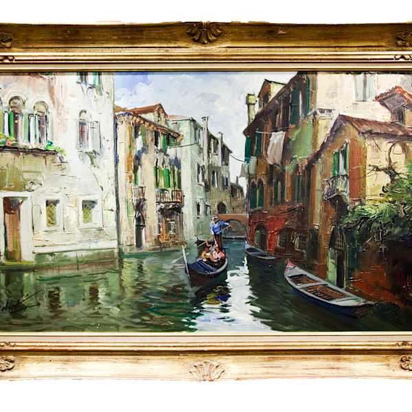 Small Venice Canal by Gino Salviati, Image 1.