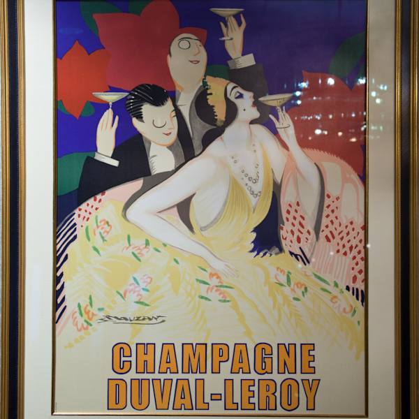 Champagne Duval-Leroy by Achille L. Mauzan, Image 1.