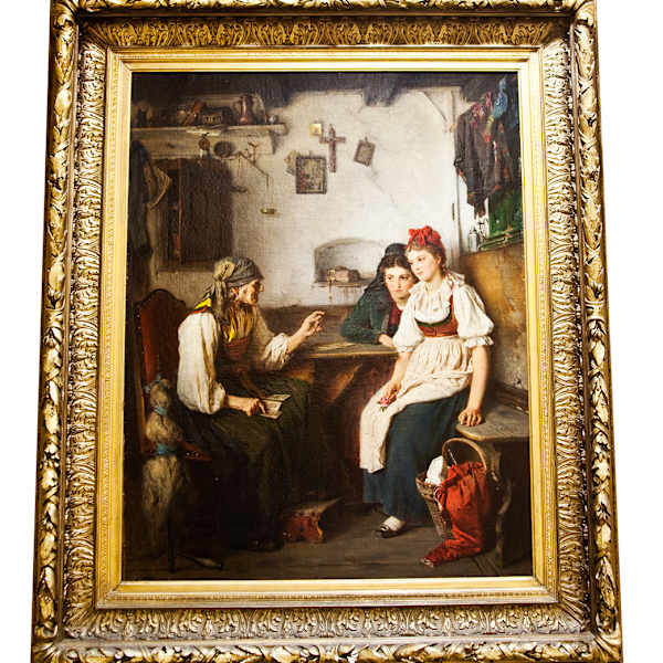 The Fortune Teller by Ludwig Vollmar, Image 1.
