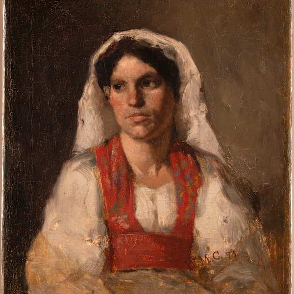 Portrait of the Woman by William Merritt Chase, Image 1.