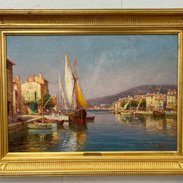 Mediterranean Scene by Henry Malfroy, Image 2.