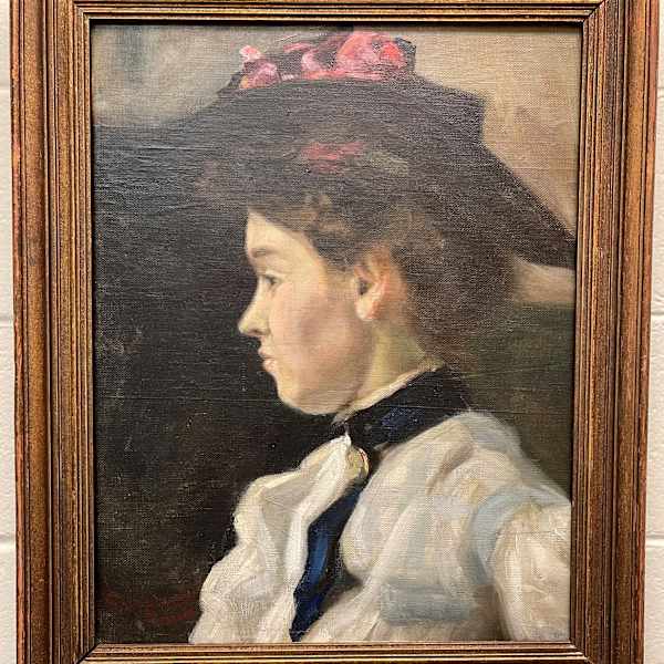 Profile of a Woman by Frank Weston Benson, Image 1.