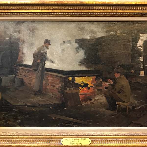 Maple Sugaring by Charles Arthur Fries, Image 1.