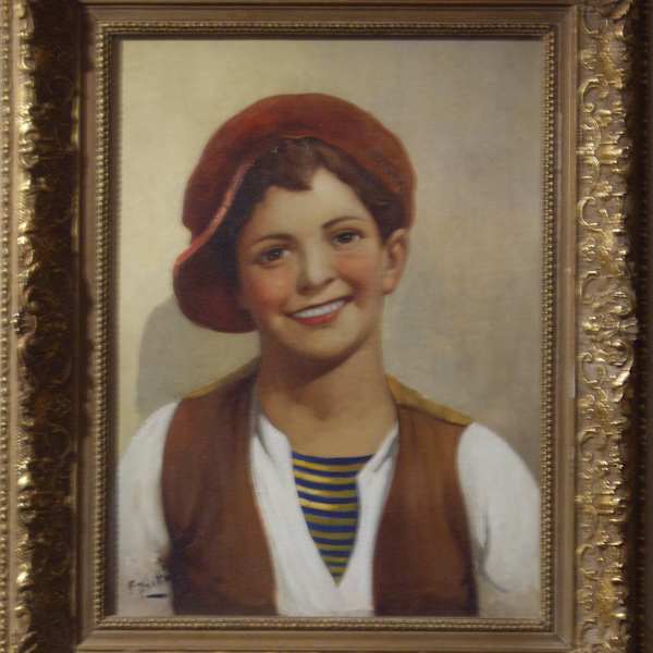 "Untitled" Gypsy Boy by E. Fretting, Image 1.