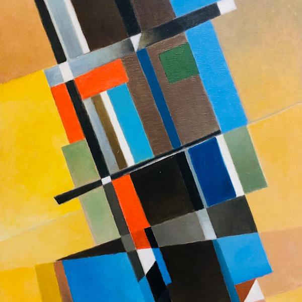 Leaning to the Left by Werner Drewes, Image 1.