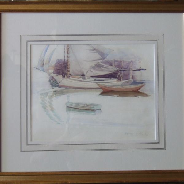 Harbor Scene by Dawson Watson , Image 1.