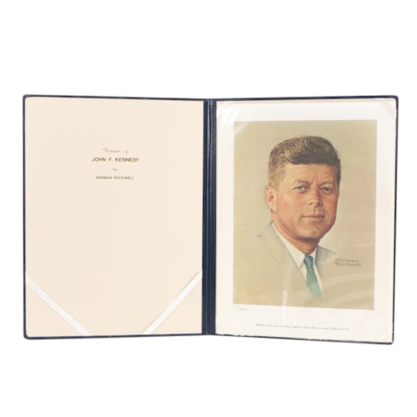 Lithograph of Norman Rockwell's "John F. Kennedy" by Norman Rockwell, Image 1.