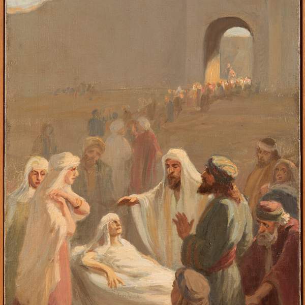 Resurrection of Lazarus by B. Braidwood, Image 1.