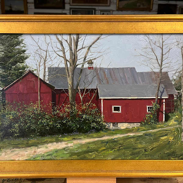 Clustered Red Barns by Tim Tyler, Image 1.