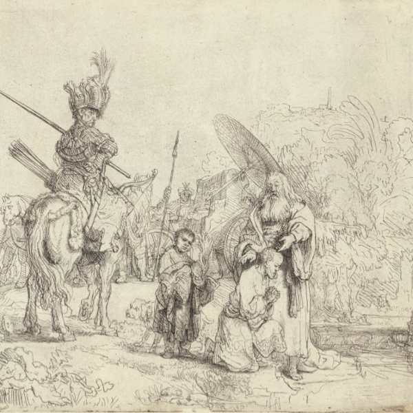 Baptism of the Eunuch by Rembrandt van Rijn, Image 1.