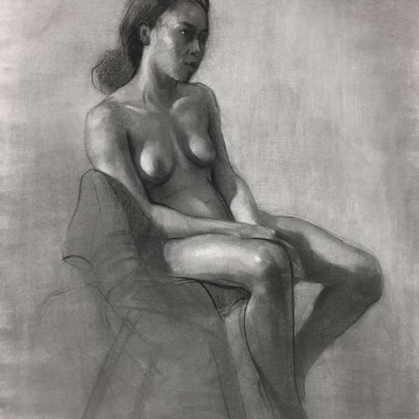 Seated Figure by Elana Hagler, Image 1.