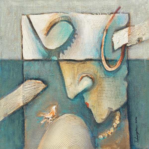 Bird and woman by Jahangir Hossain, Image 1.