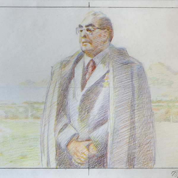 Brezhnev by Erik Bulatov, Image 1.