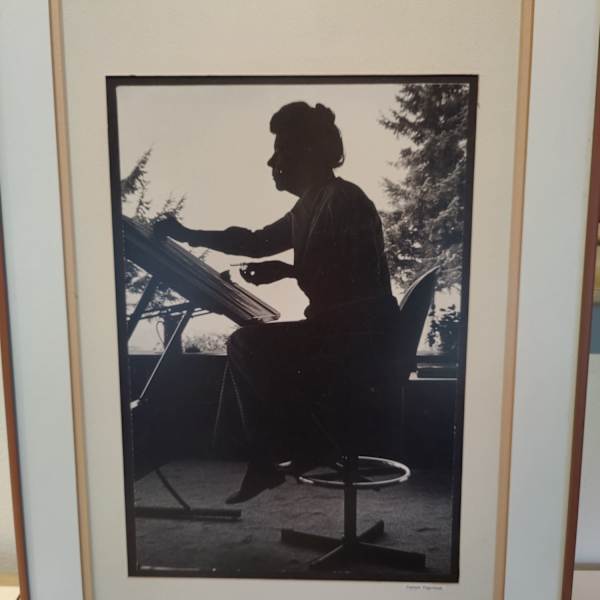 Portrait of Esther Webster, Esther At Work by Gunnar Fagerlund, Image 1.