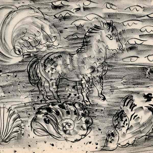 Little Sea Horse by Raoul Dufy, Image 1.