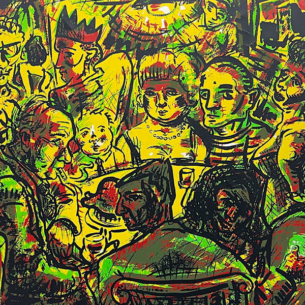 Salome and the Chicken Eaters by Peter Howson, Image 5.