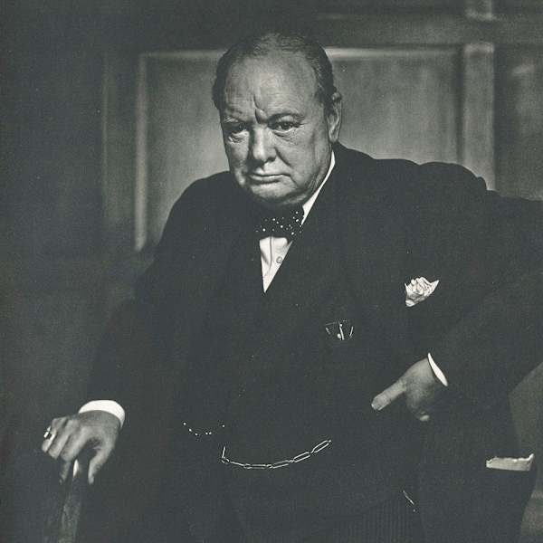 Winston Churchill by Karsh, Image 1.