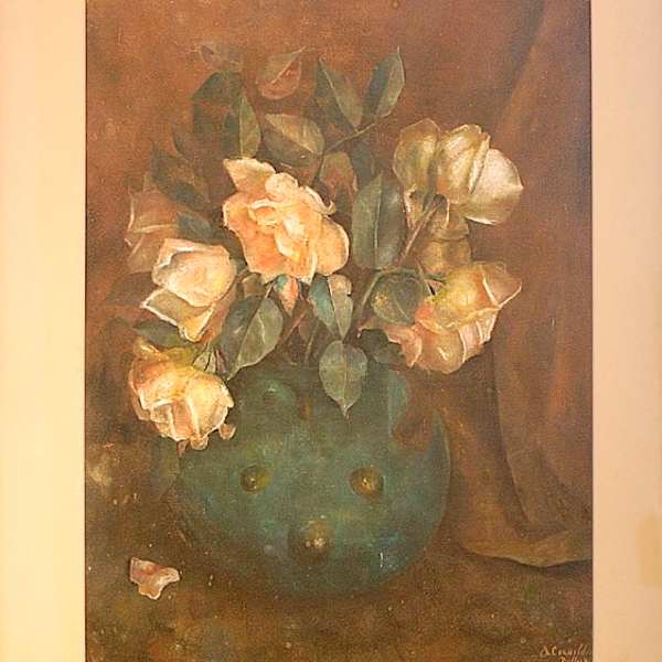 Bloemstilleven by Thomasine Adrienne Doffegnies, Image 1.