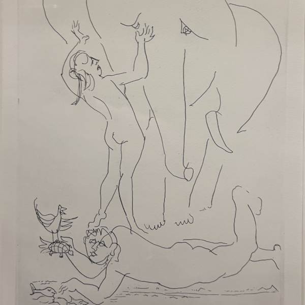 Adam and Eve Name the Animals by William J. Thompson, Image 2.