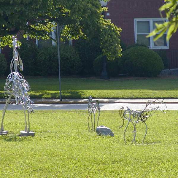 Horse Sculptures by Eric Strauss, Image 1.