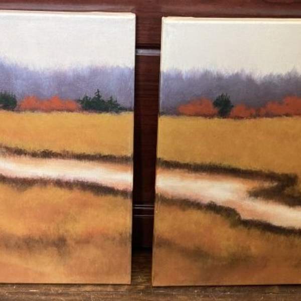 Untitled ( Marsh diptych) by Rita Viridedzis, Image 1.