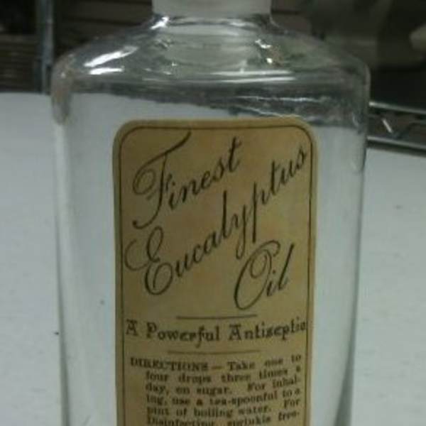 Finest Eucalyptus Oil Bottle by James Peterkin, Image 1.