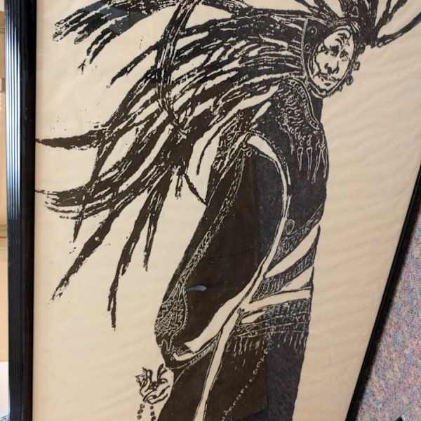 Processional Figure with Feathered Bisnut by Ben Smith, Image 1.