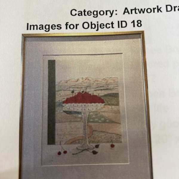 Untitled- still life  ( cherries) by Renee Bruce, Image 1.