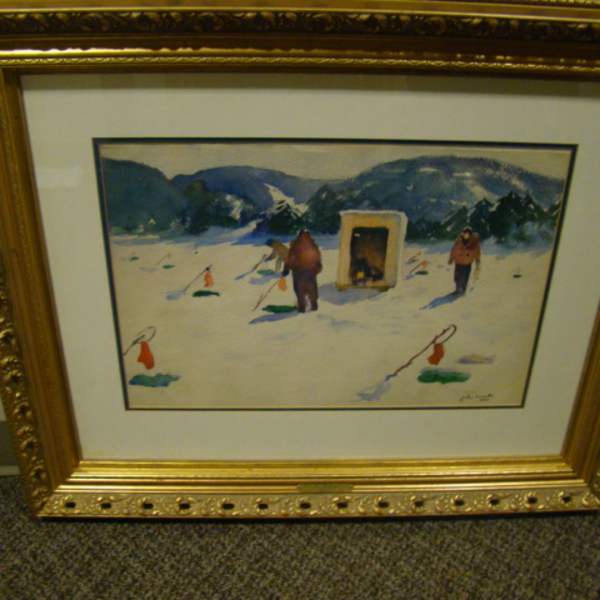 Ice Fishing by John Lavalle, Image 1.