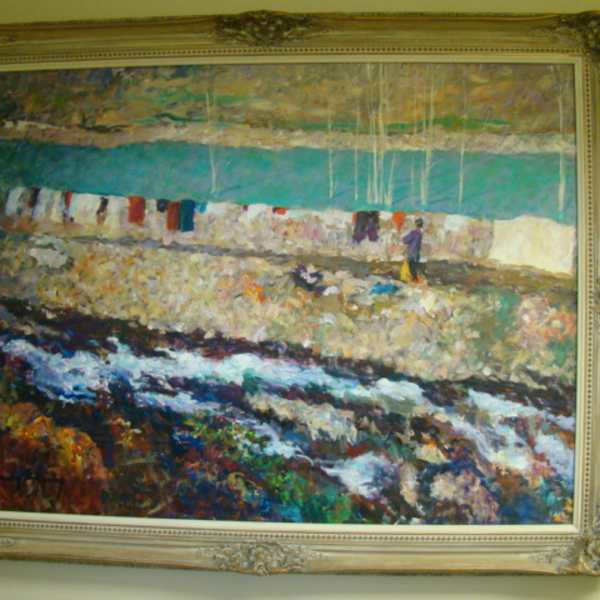 Women by the Stream by Emily Grigsby, Image 1.