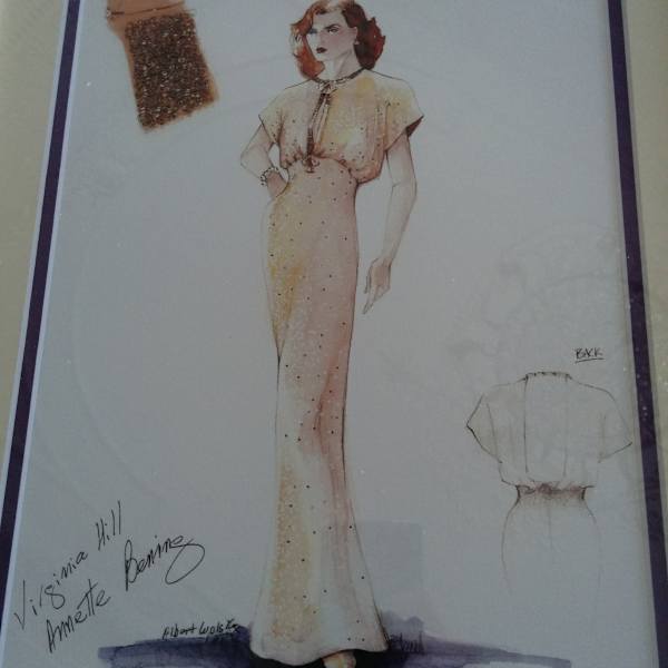 Costume Design for Annette Bening as 'Virginia Hill', Bugsy by Albert Wolsky, Image 1.