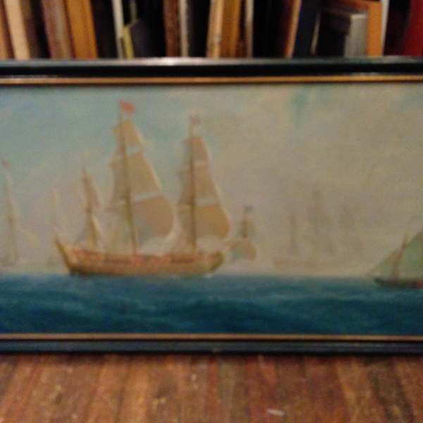 Fleet in Morning Fog by John P. Benson, Image 1.